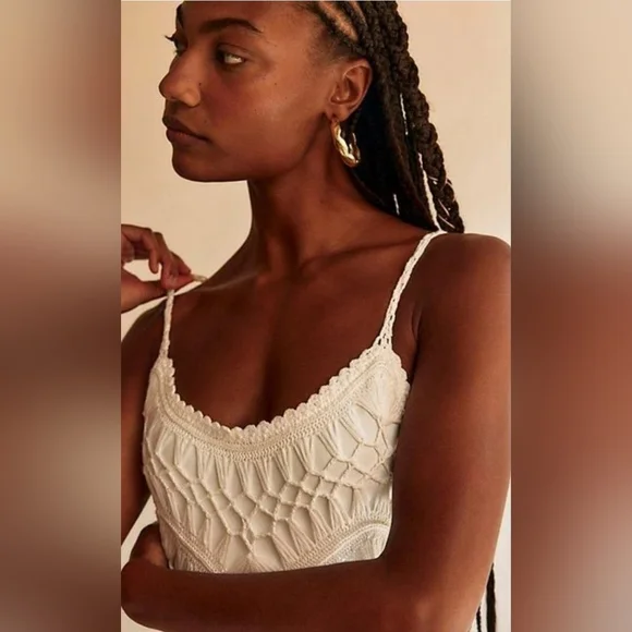 Free People Backstage Pass Crochet Fringe Bodysuit - Picture 5 of 7